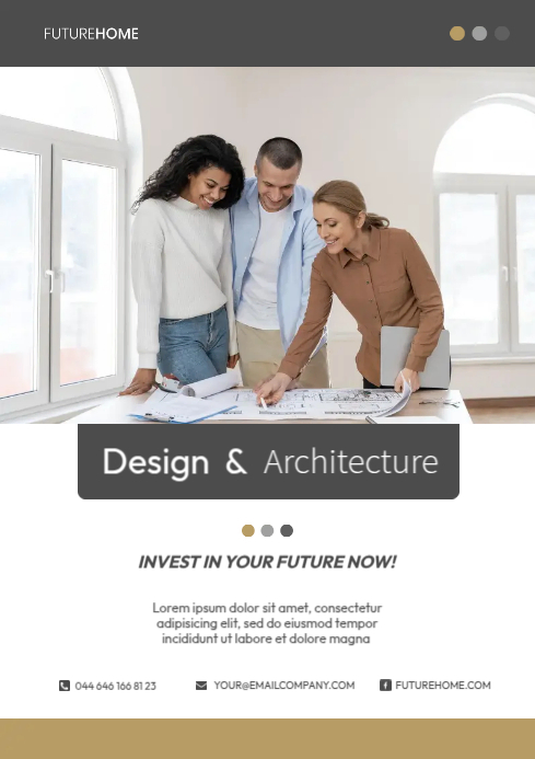 Design & Architecture Flyer A4 template