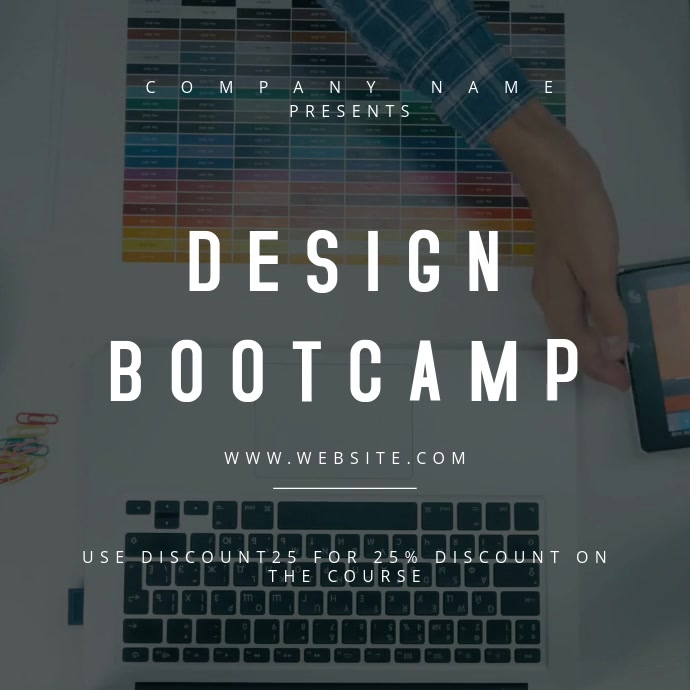 Design Bootcamp Motion Poster