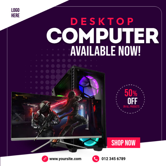 Plantilla de Desktop Computer Sale | PosterMyWall