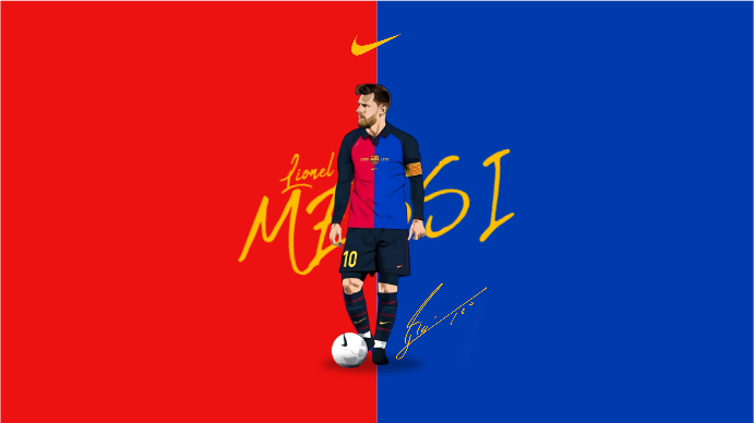 Lionel Messi Digital Display Template | PosterMyWall