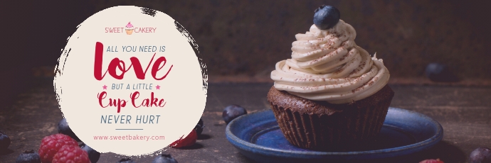 Candy Twitter Header Copy of Dessert Themed Twitter Header | PosterMyWall
