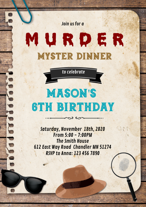 Printable Murder Mystery Invitation Template Template - vrogue.co Printable Murder Mystery Invitation Template Template - vrogue.co