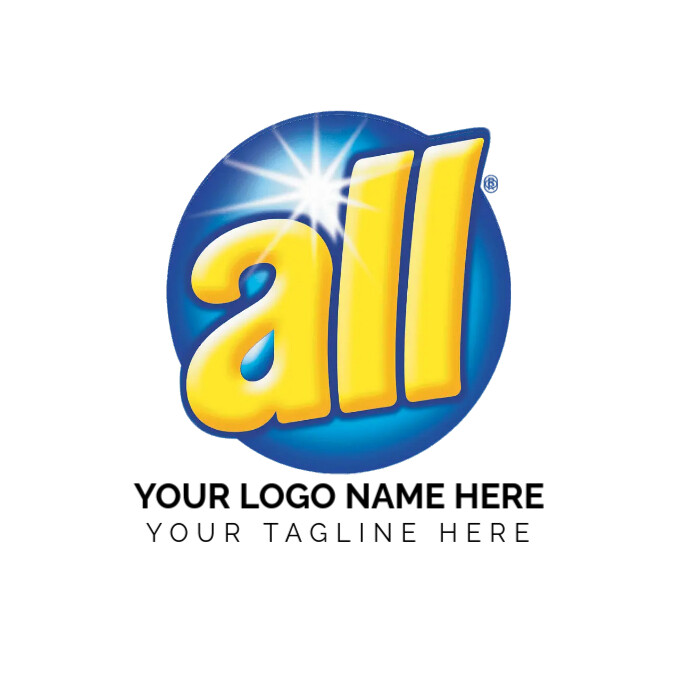 Detergent Logo template