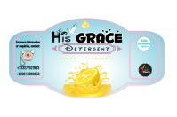Detergent lable Label template