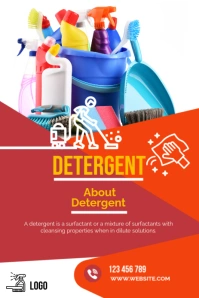 Detergent Pinterest Graphic template