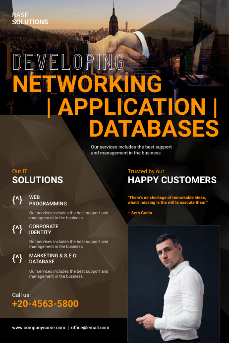 Developer Agency Flyer Template | PosterMyWall