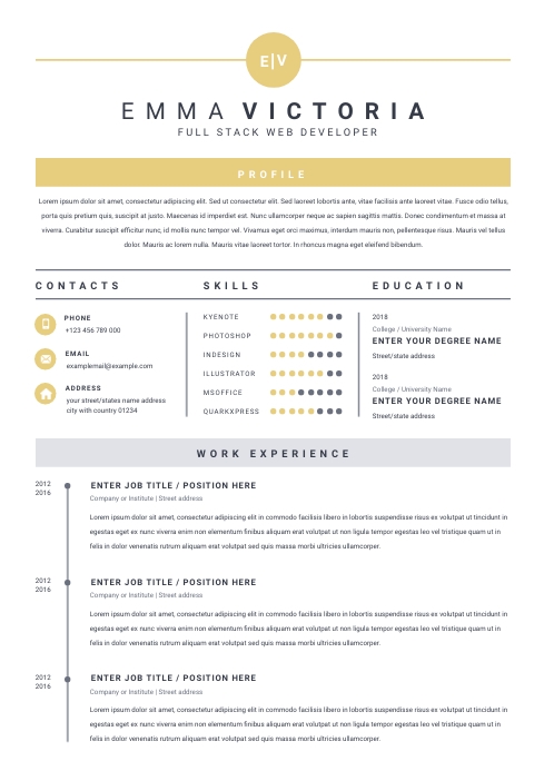 Copy of Developer Resume Template | PosterMyWall