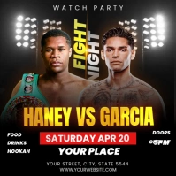 Devin Haney vs Ryan Garcia Post Instagram template