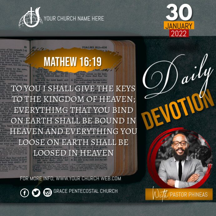 devotion Template | PosterMyWall