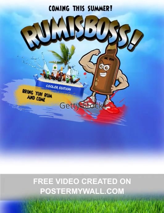 Copy of Copy of Copy of RUM IS BOSS TEASER | PosterMyWall