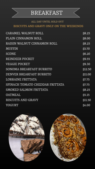 BREAKFAST MENU 1 (1) | PosterMyWall