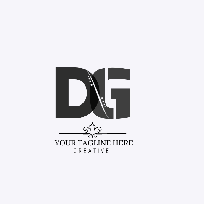Dg Typography Dg Logo Design Initials GD Letters Logo Design Vector Arts. GD Logo