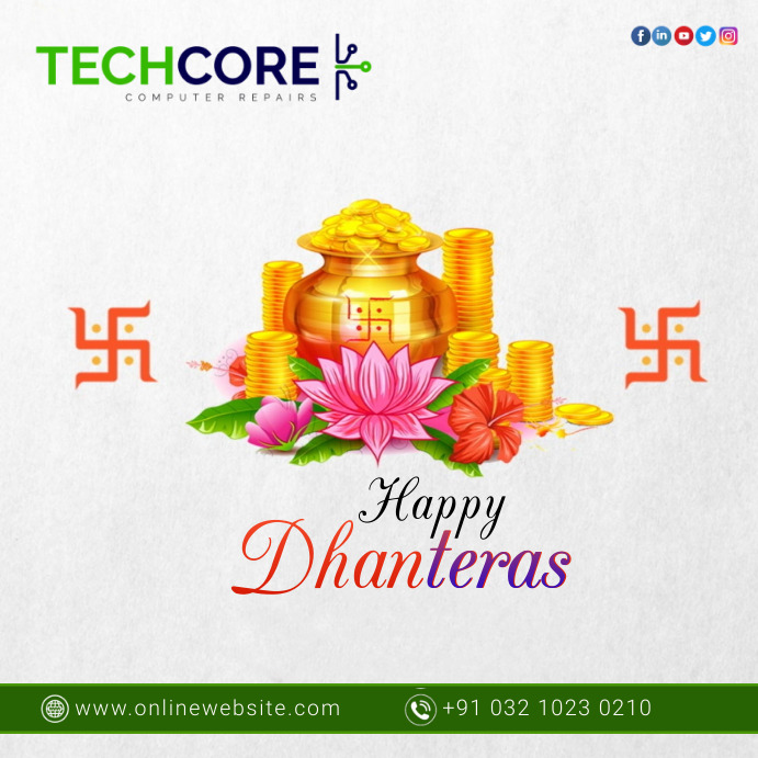 dhanteras Instagram Post template