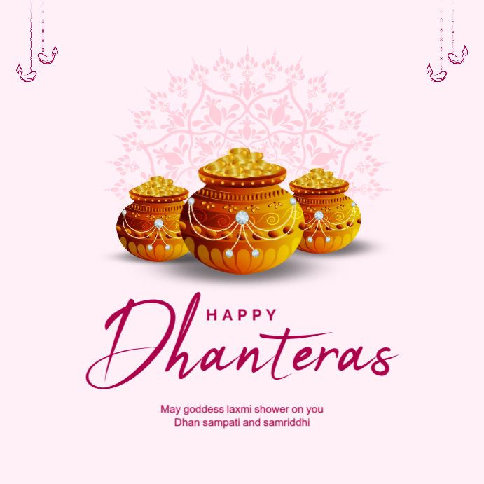 Dhanteras Instagram Post template