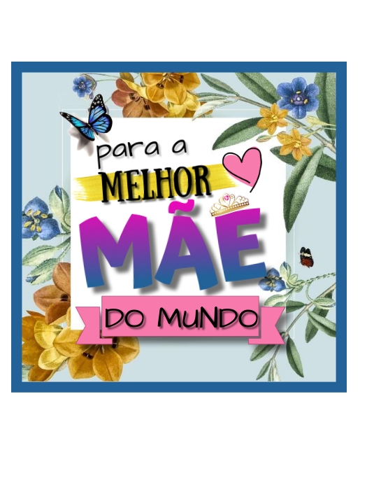 Dia da mãe/ dia de las madres Flyer (US Letter) template