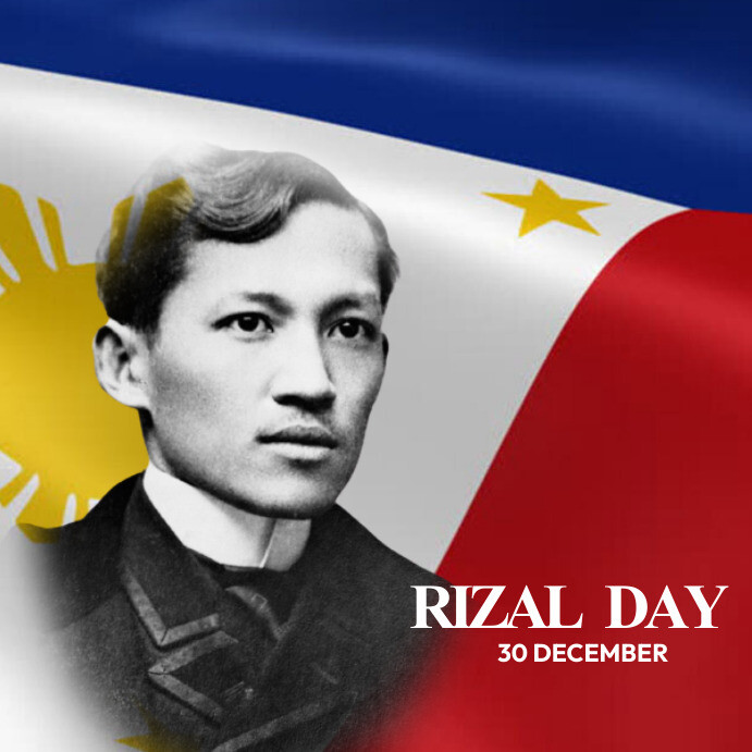Dia de José Rizal Wpis na Instagrama template