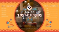 Dia de los Muertos Bar Menu Digital Display Umbukiso Wedijithali (16:9) template