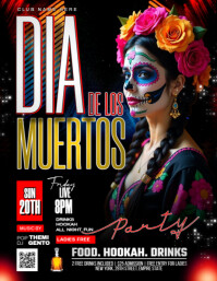 DIA DE LOS MUERTOS Flyer (format US Letter) template