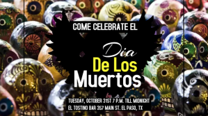 Dia De Los Muertos template