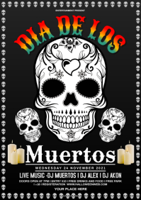 DIA DE LOS MUERTOS Template | PosterMyWall