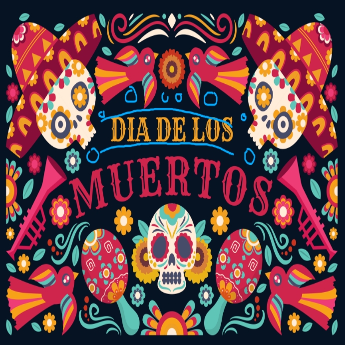 Image 1 for Dia De Los Muertos Template