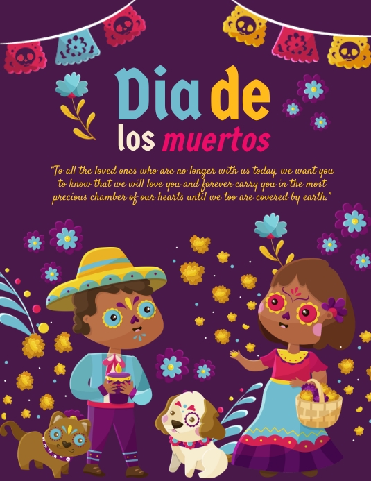 Dia de los muertos Template PosterMyWall