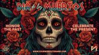 Dia De Los Muertos Digital Display (16:9) template