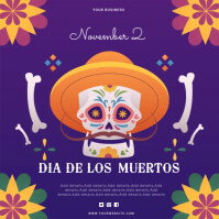 Dia de los Muertos Template | PosterMyWall