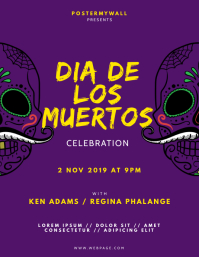 Dia De Los Muertos Flyer Template | PosterMyWall