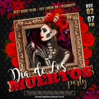 DIA DE LOS MUERTOS PARTY BANNER Iphosti le-Instagram template