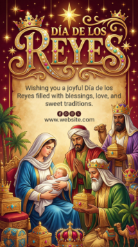 Dia de Los Reyes template