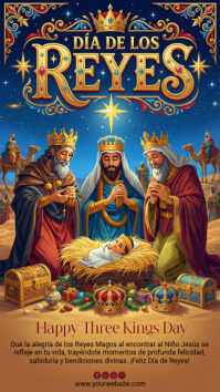 Dia de Los Reyes template