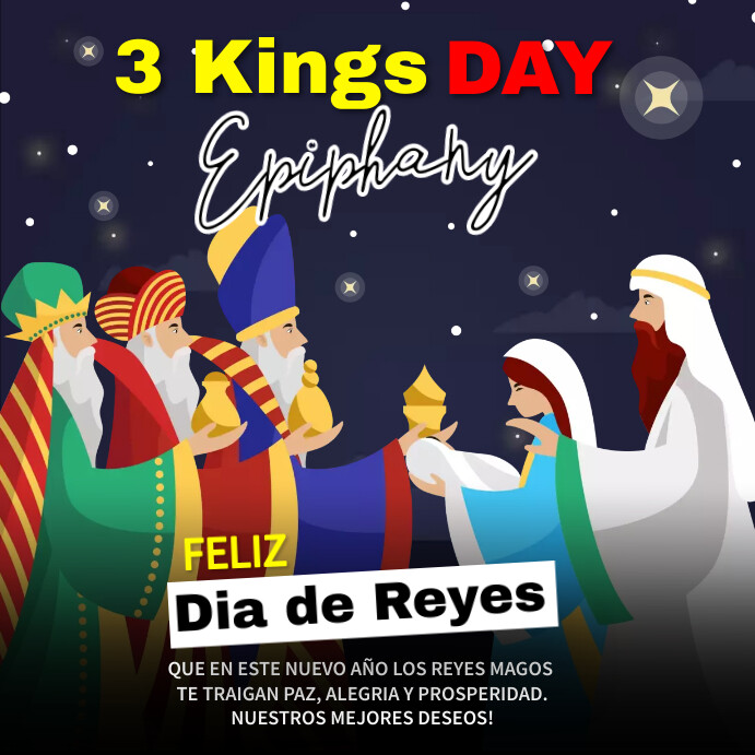 Dia De Los Reyes Template | PosterMyWall