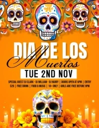 dia de muertos Flyer (US Letter) template