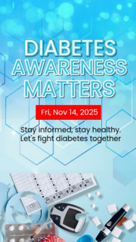 Diabetes Awareness Matters Instagram Reel template