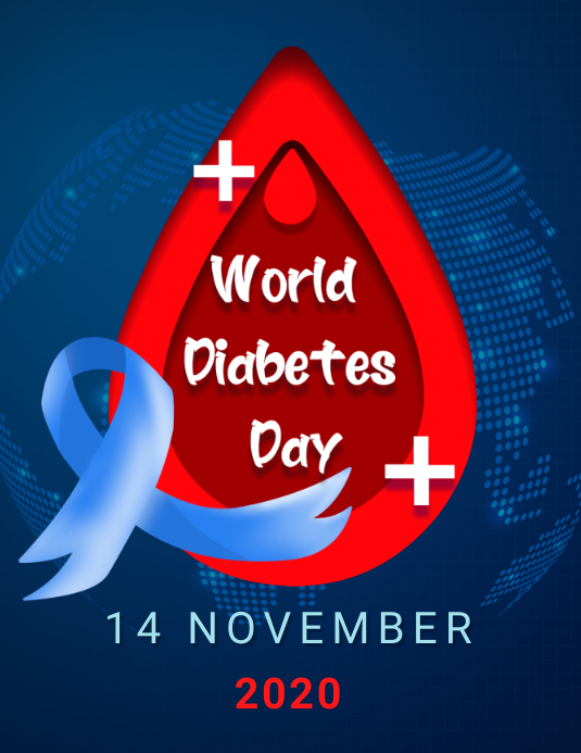 Diabetes day,world diabetes day Flyer (US Letter) template