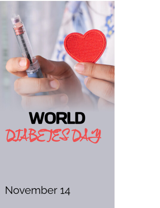 DIABETES DAY TEMPLATE Flyer (US Letter)