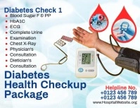 Diabetes Health Checkup Flyer (US-Letter) template