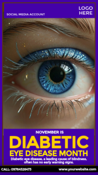 Cokelat Diabetic Eye Disease Awareness Instagram Story Template