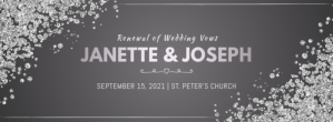 Diamond Renewal Of Wedding Vows Facebook template