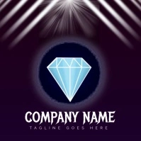 Diamond shop logo\diamond company logo template