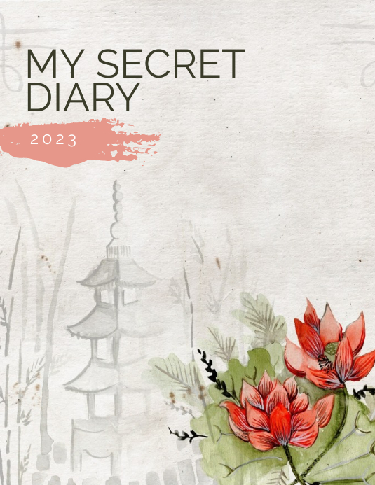 Diary Copy Copy of Diary cover template