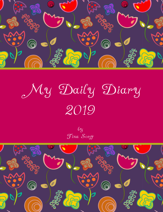 Diary Cover Template PosterMyWall