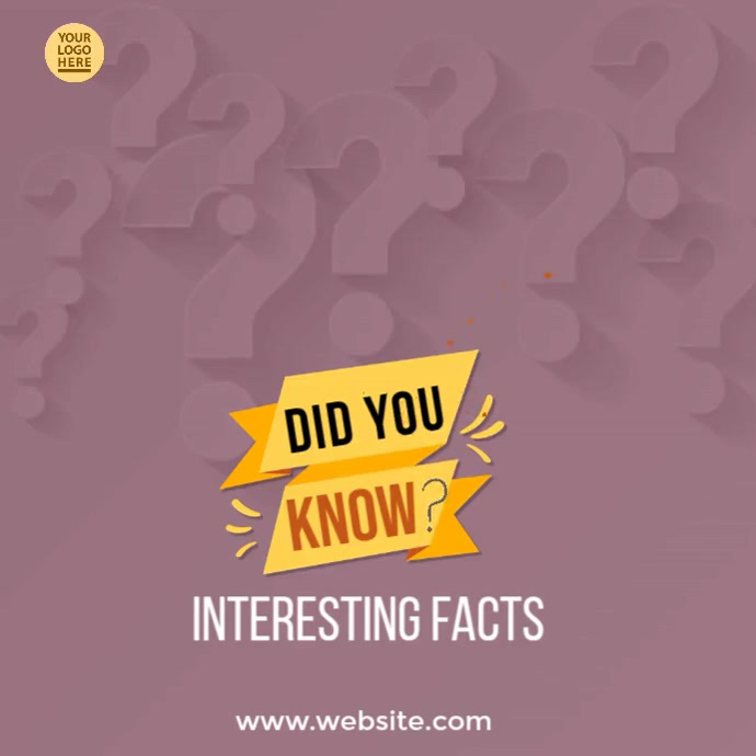 did u know post Square (1:1) template