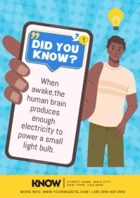 Did You Know A4 template