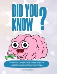 Did You Know Ads Flyer (US Letter) template