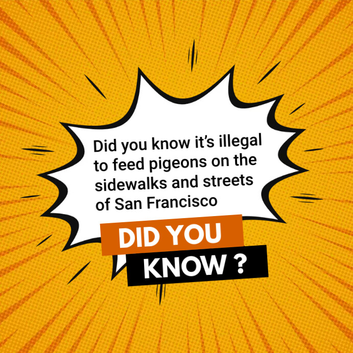 Fact Post Example Did You Know Facts Instagram Post Template | PosterMyWall