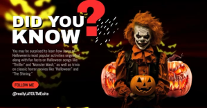 Black Halloween Trivia Gambar Bersama Facebook Template