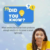 Did You Know Instagram template