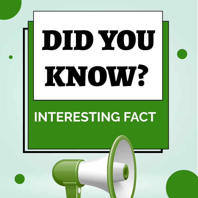 Did you know interesting facts design Template | PosterMyWall